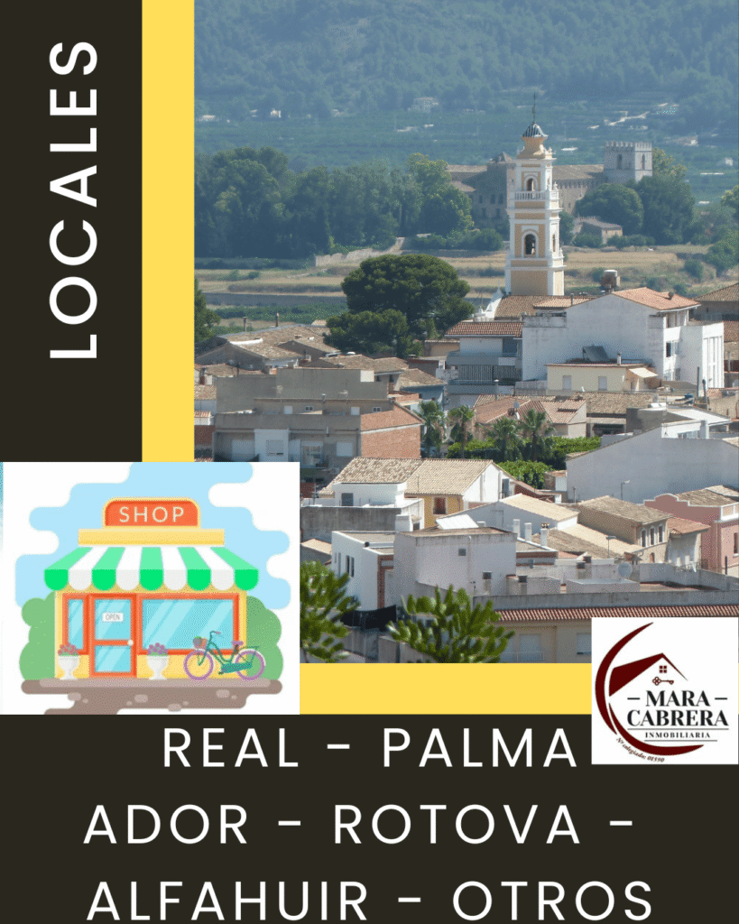 Locales en Real, Palma, Ador, Rotova, Alfauir y otros