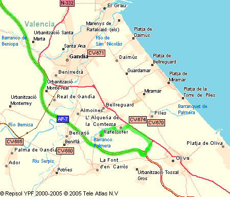 Entorno y dinamismo del pueblo de Rafelcofer